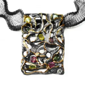 Ocean Foam Sterling Silver Pendant