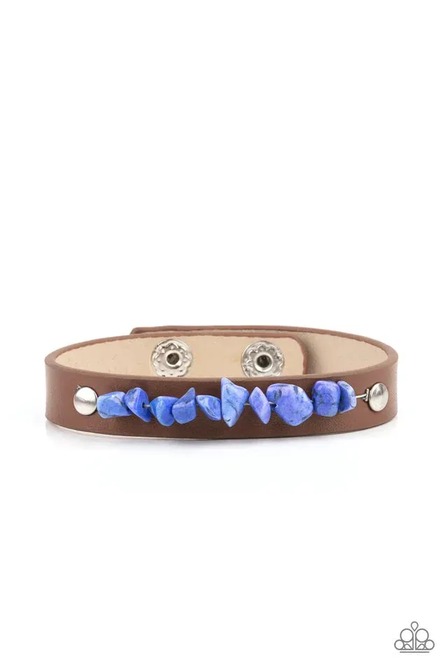 Paparazzi Pebble Paradise-Blue Bracelet