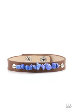 Paparazzi Pebble Paradise-Blue Bracelet