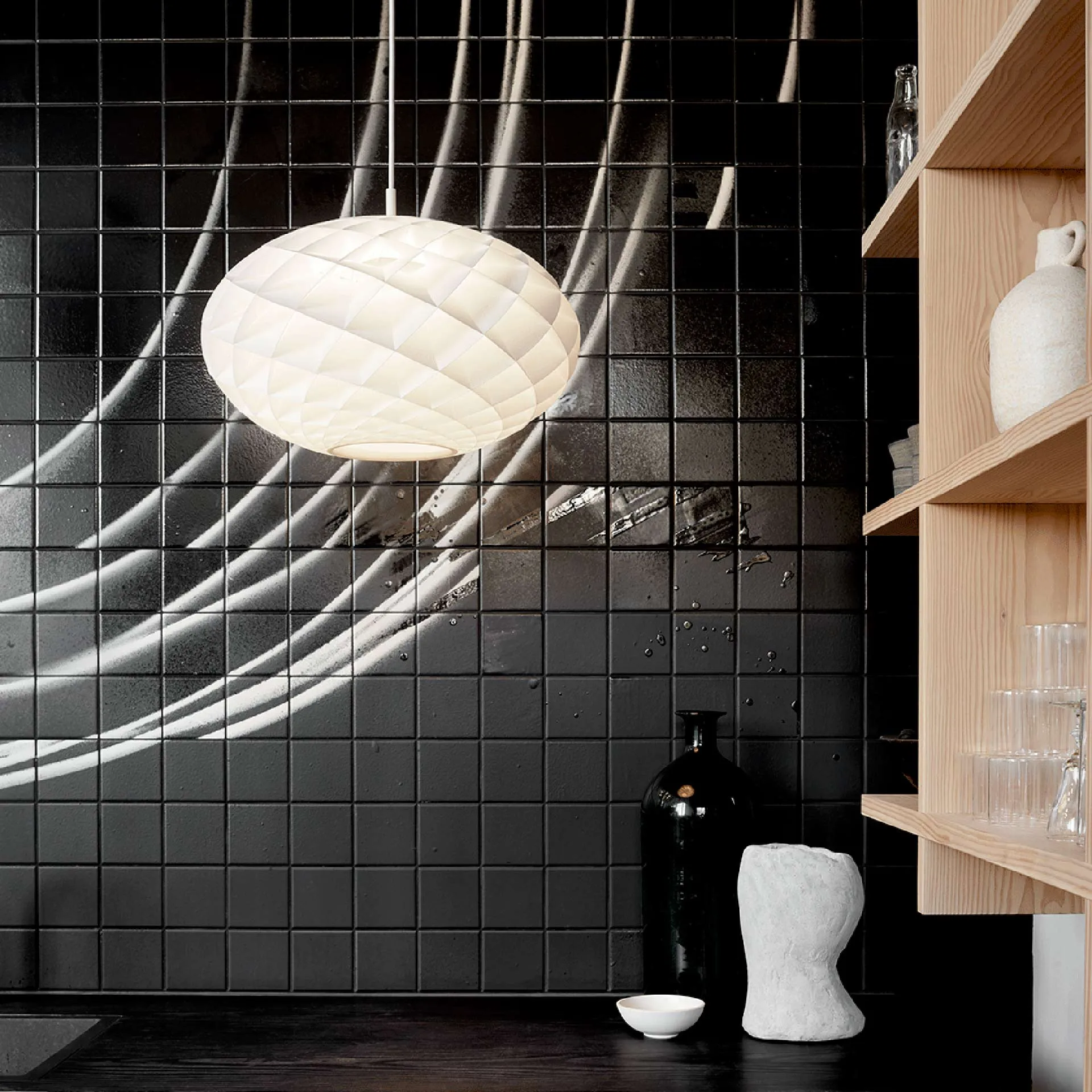 Patera 500 Oval Pendant LED by Louis Poulsen