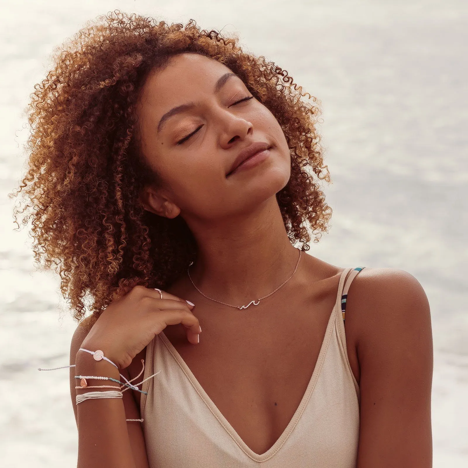Pave Wave Necklace