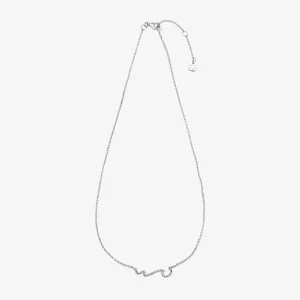 Pave Wave Necklace