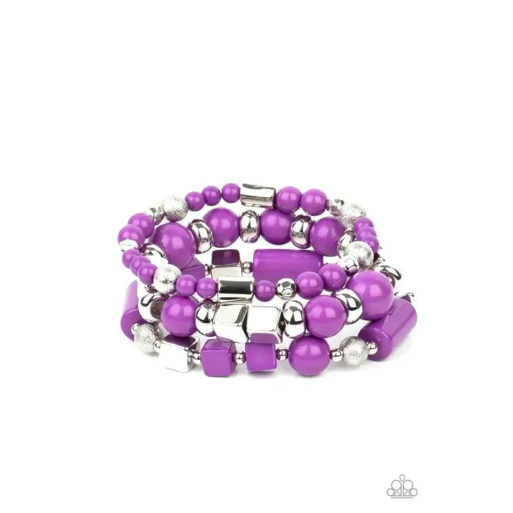 Perfectly Prismatic - Purple Bracelet