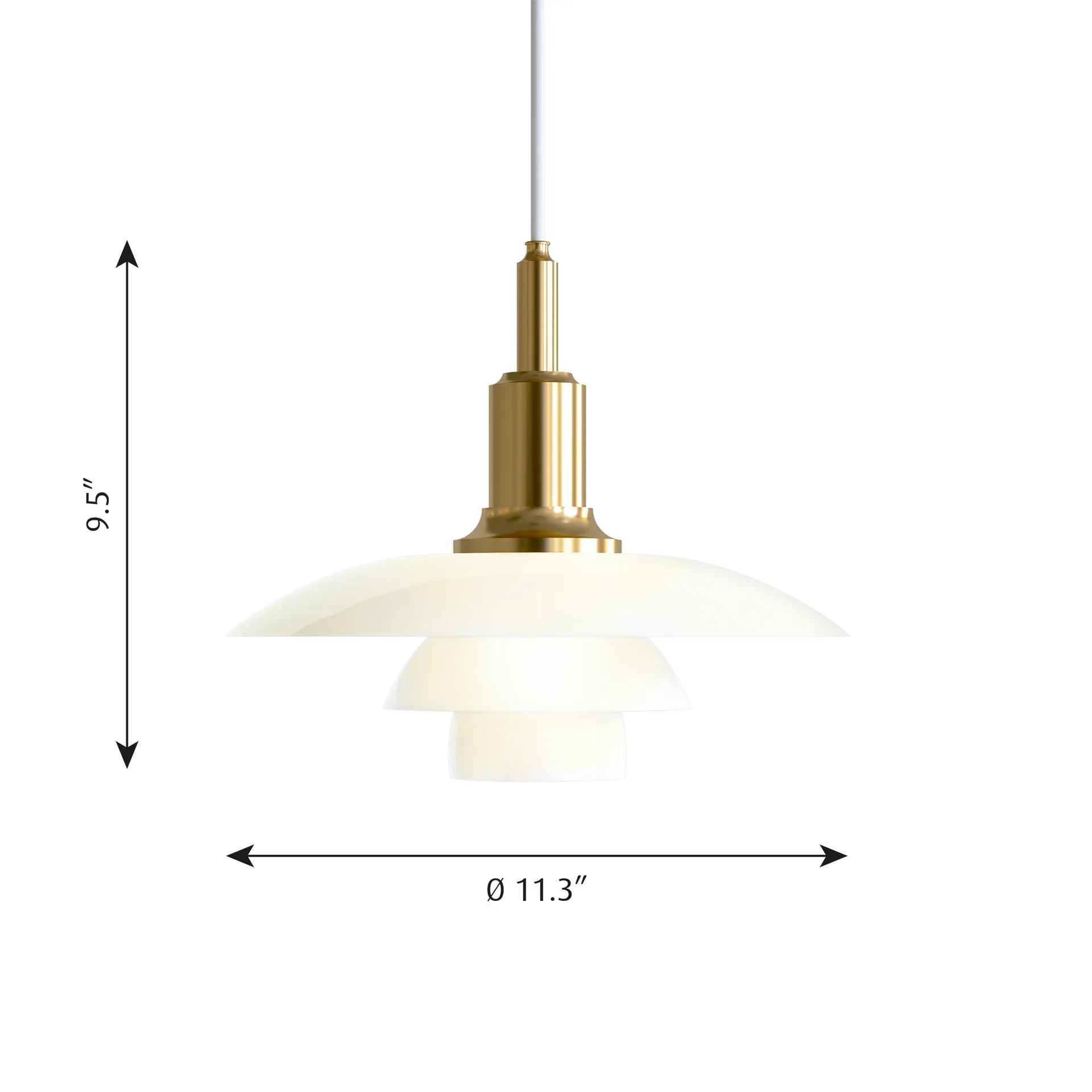PH 3/2 Pendant by Louis Poulsen