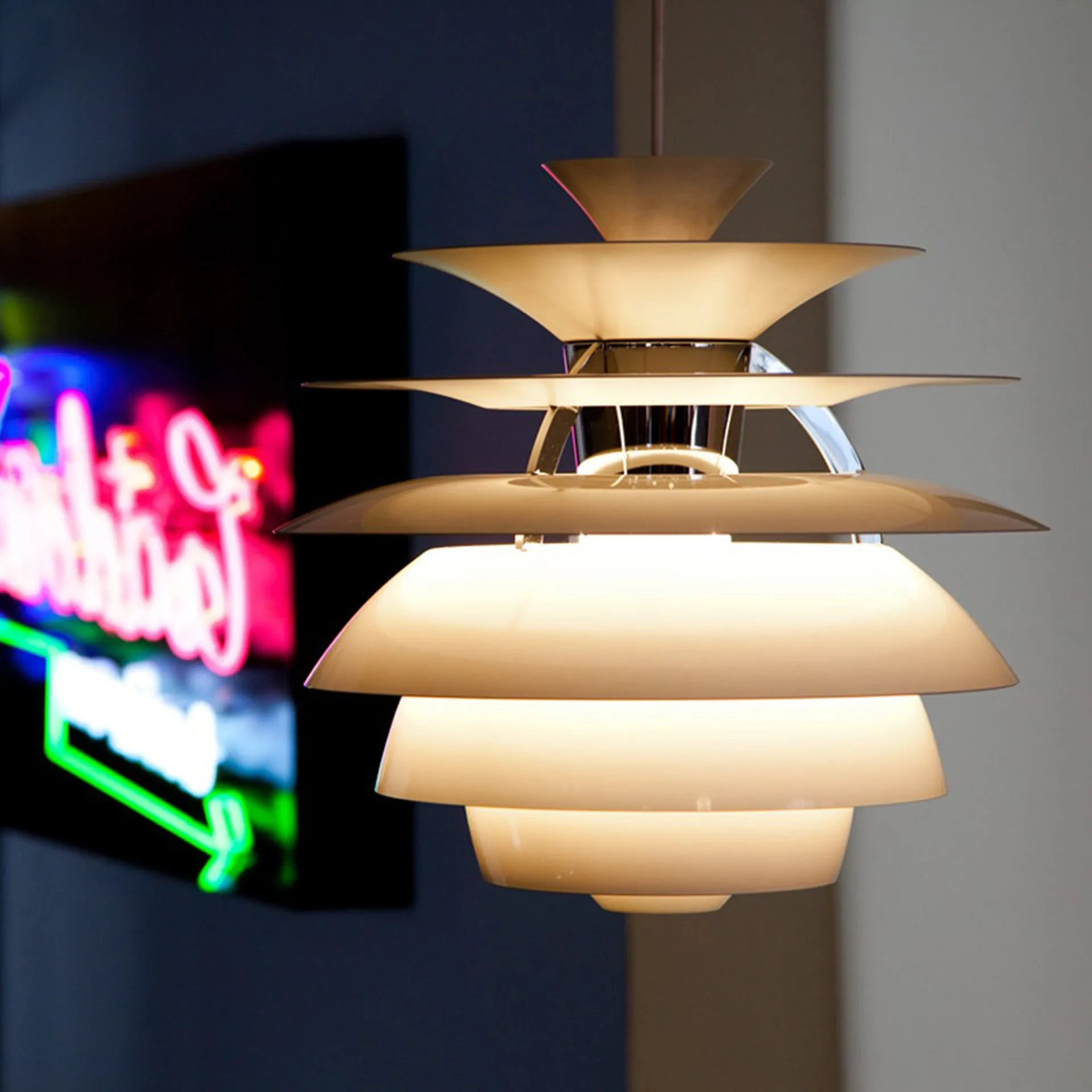 PH Snowball Dimming Pendant by Louis Poulsen