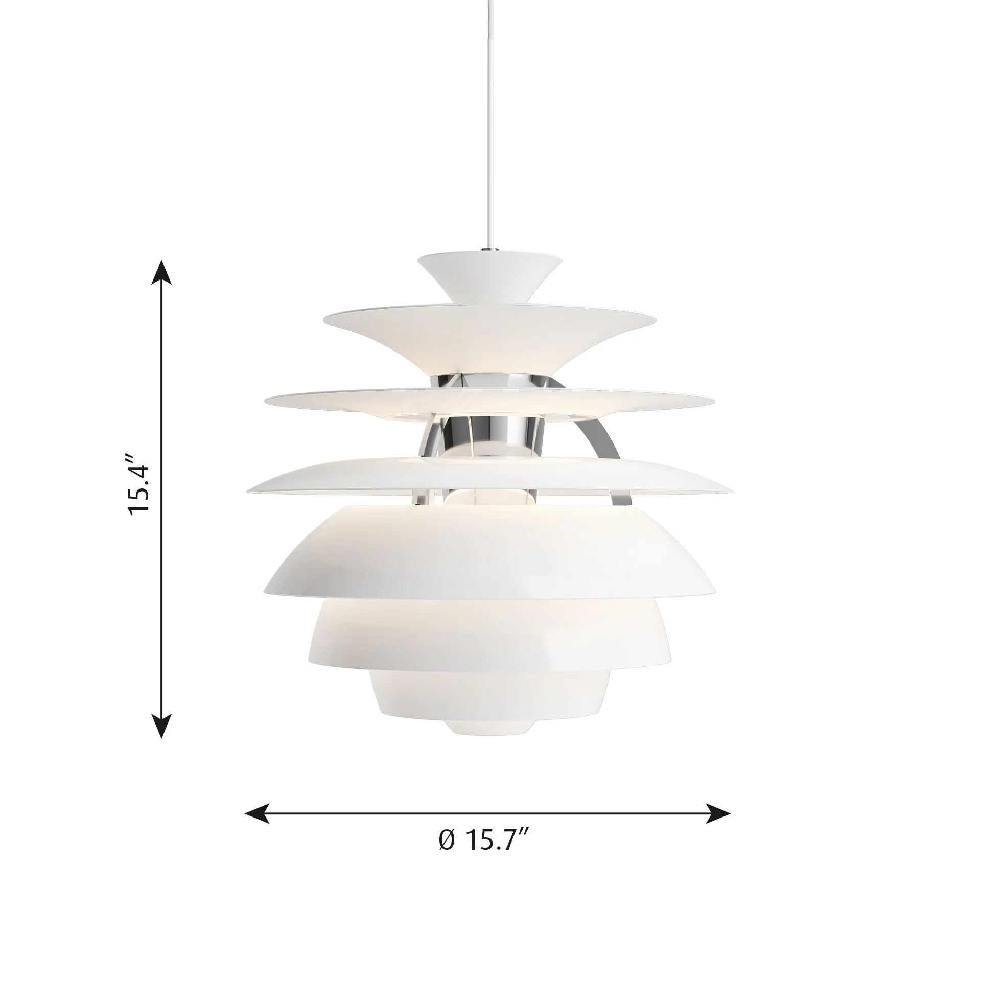 PH Snowball Dimming Pendant by Louis Poulsen