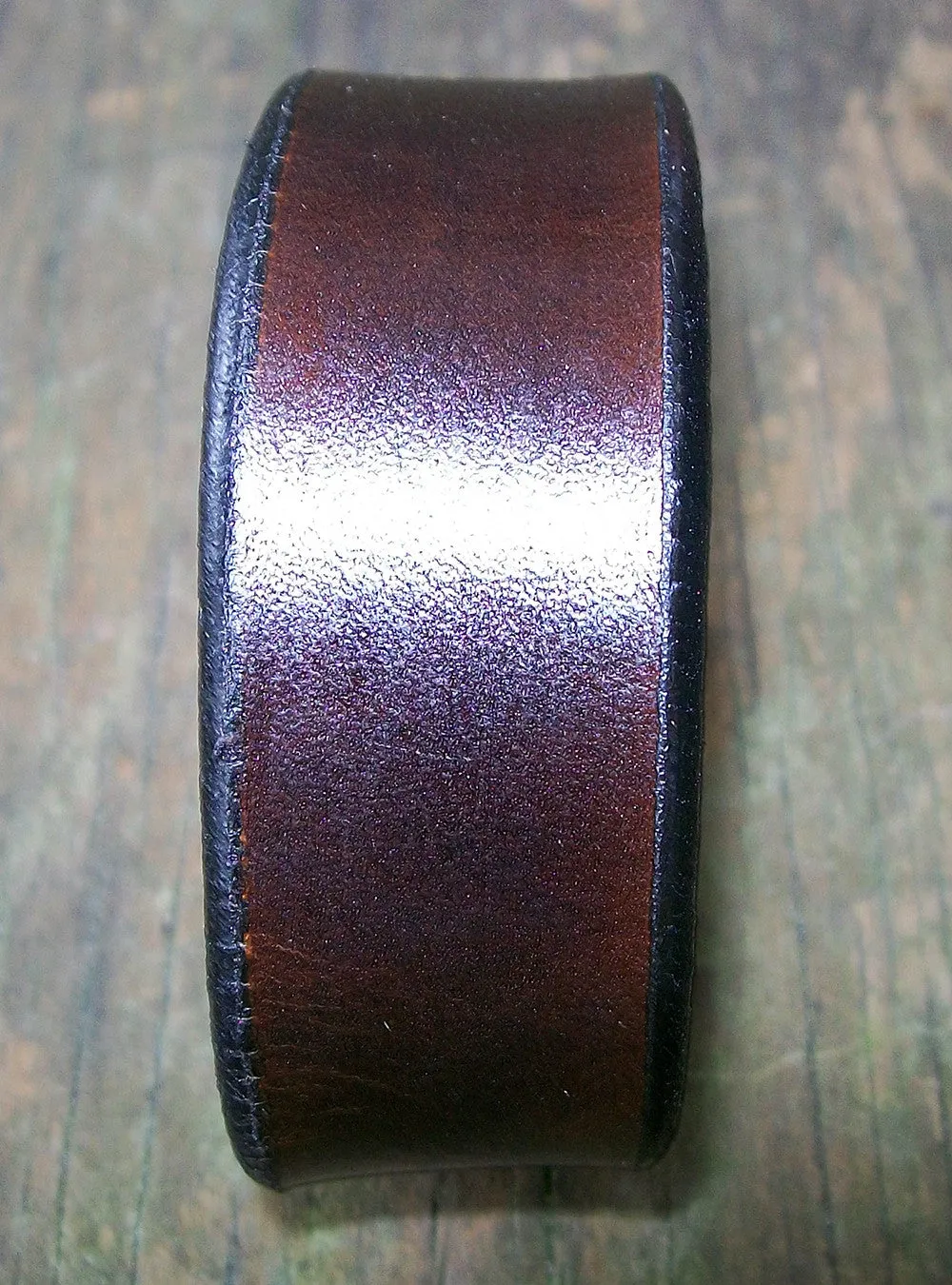 Plain Leather Wristbands & Name Bracelets One Inch