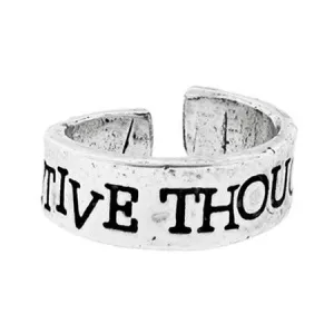 'Positive Thoughts' Ring