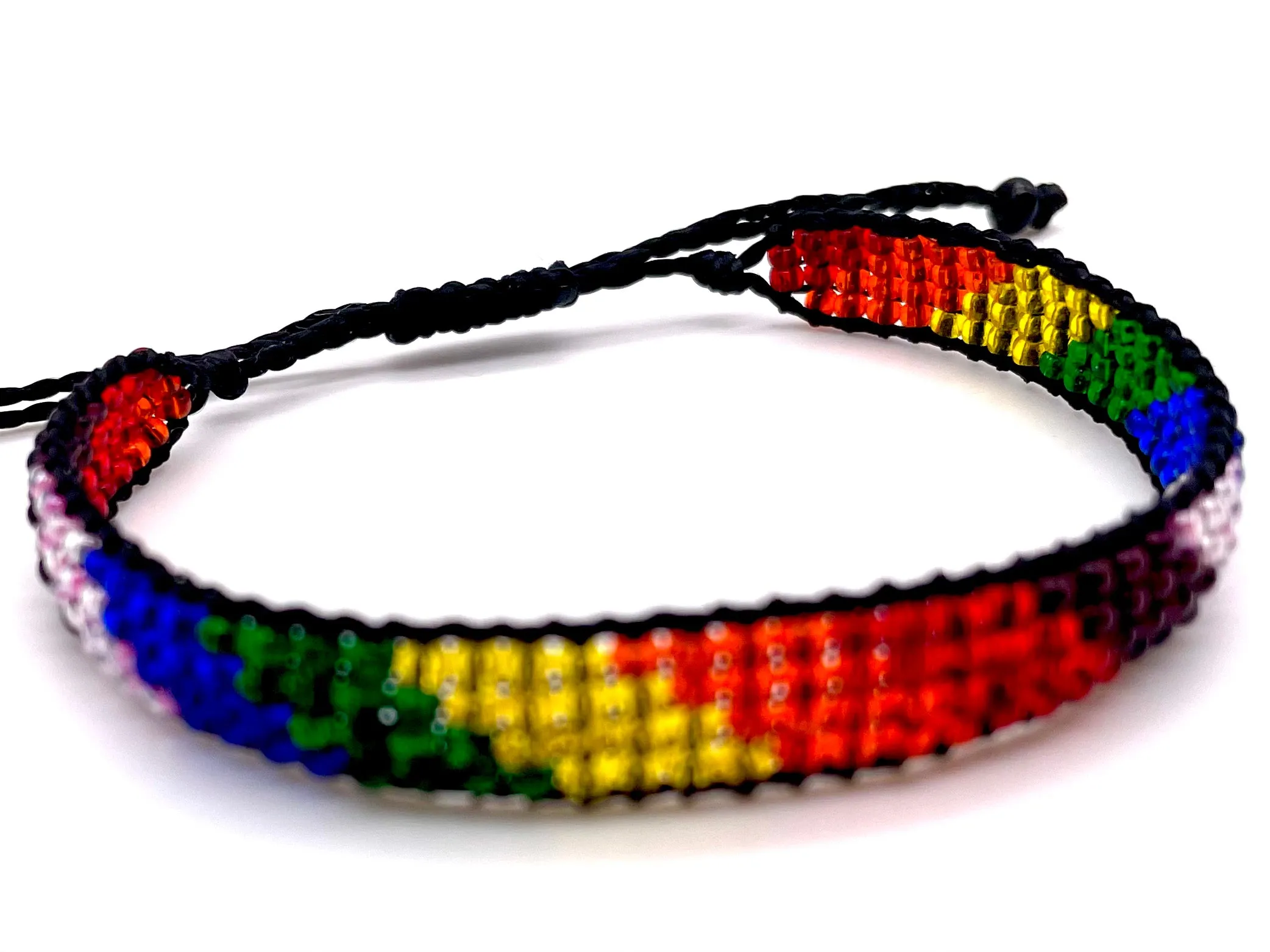 Rainbow Skinny Adjustable Bracelet
