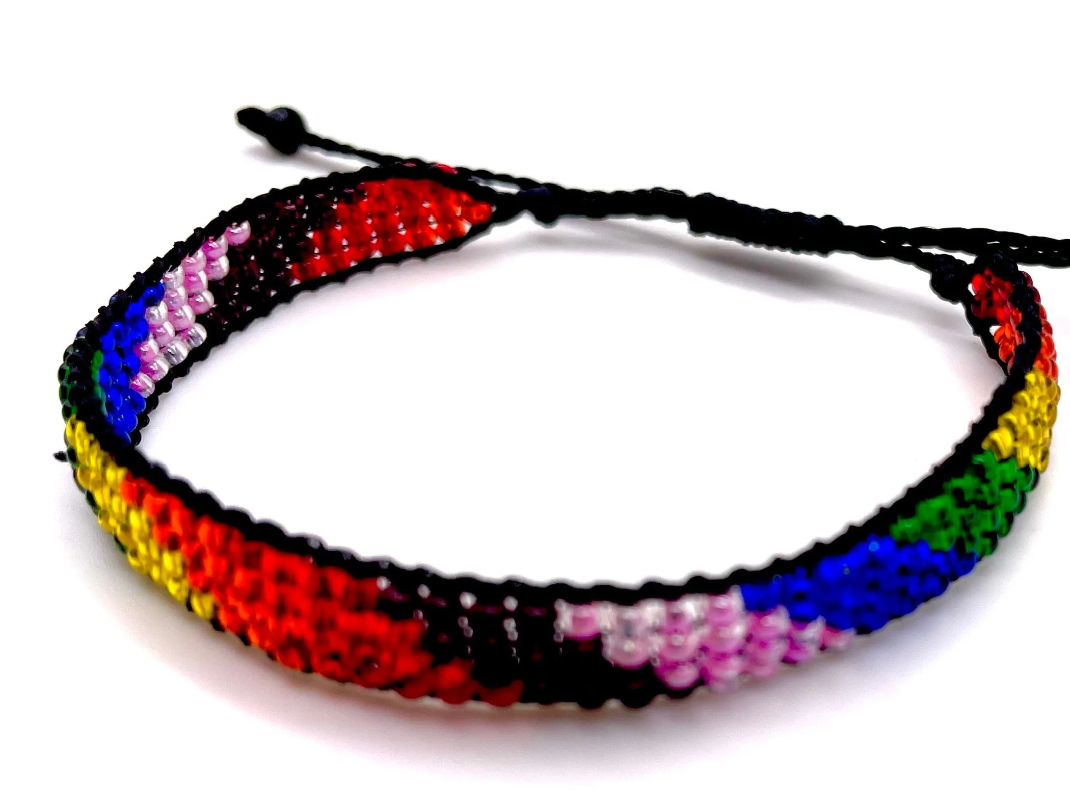 Rainbow Skinny Adjustable Bracelet