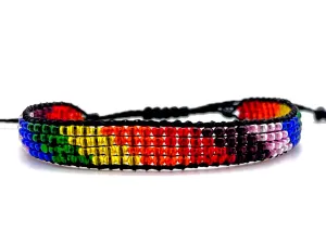 Rainbow Skinny Adjustable Bracelet