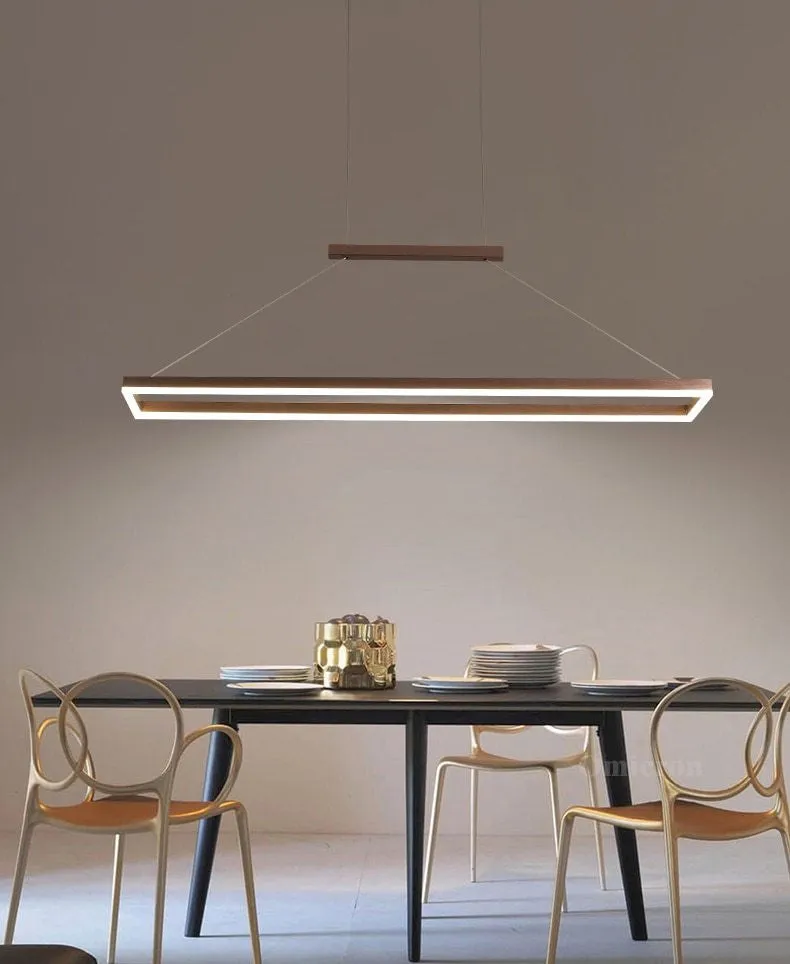 Rectangle Linear LED Chandelier