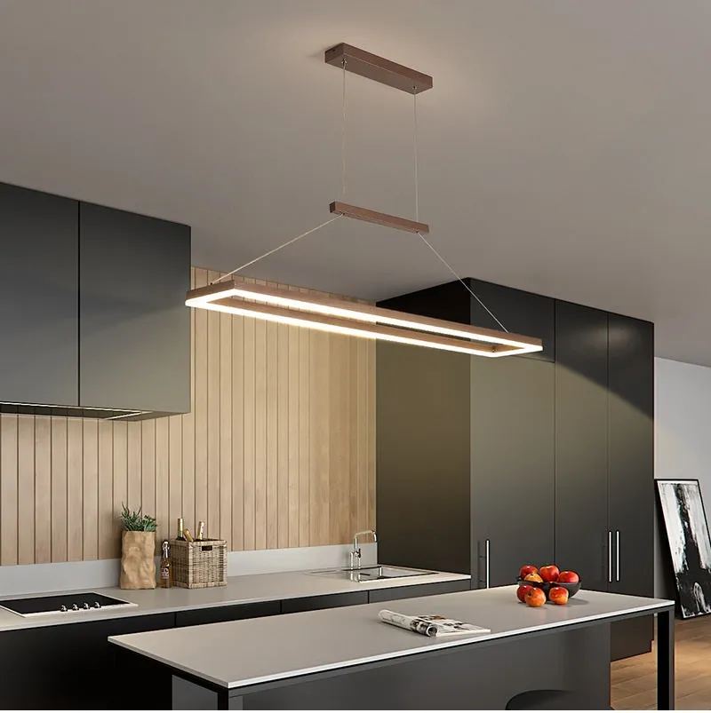 Rectangle Linear LED Chandelier