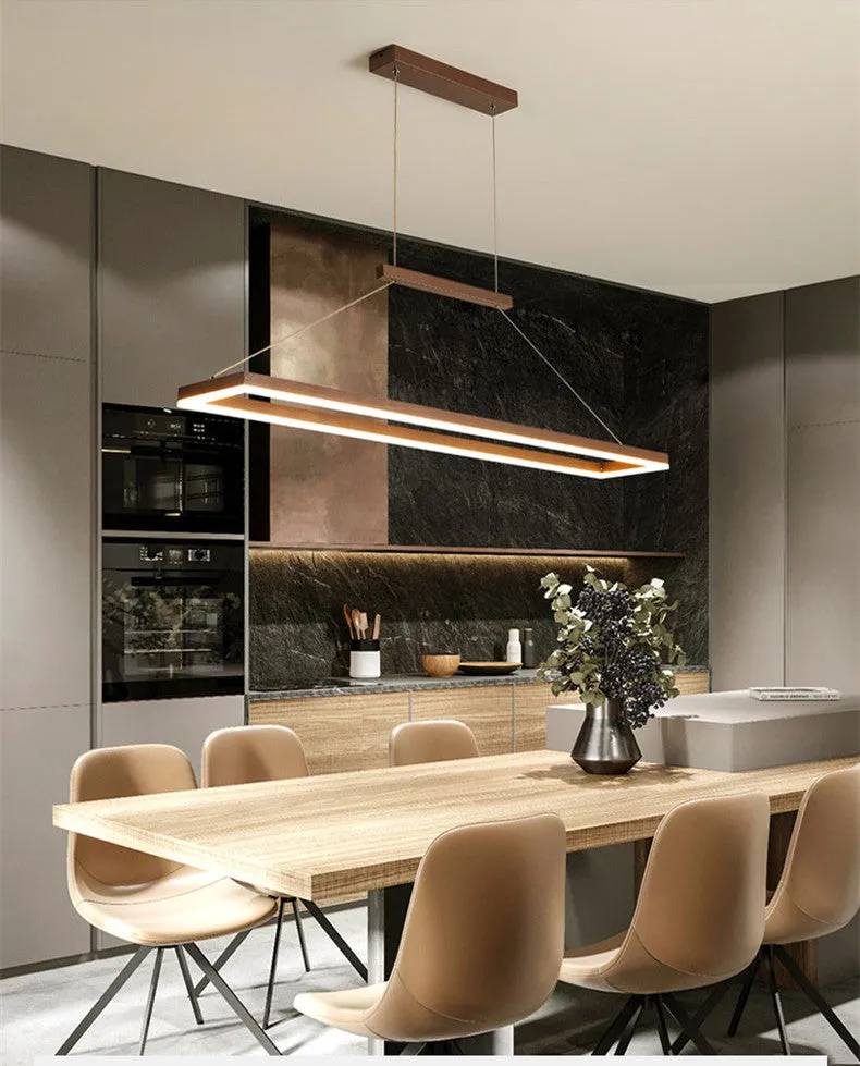 Rectangle Linear LED Chandelier