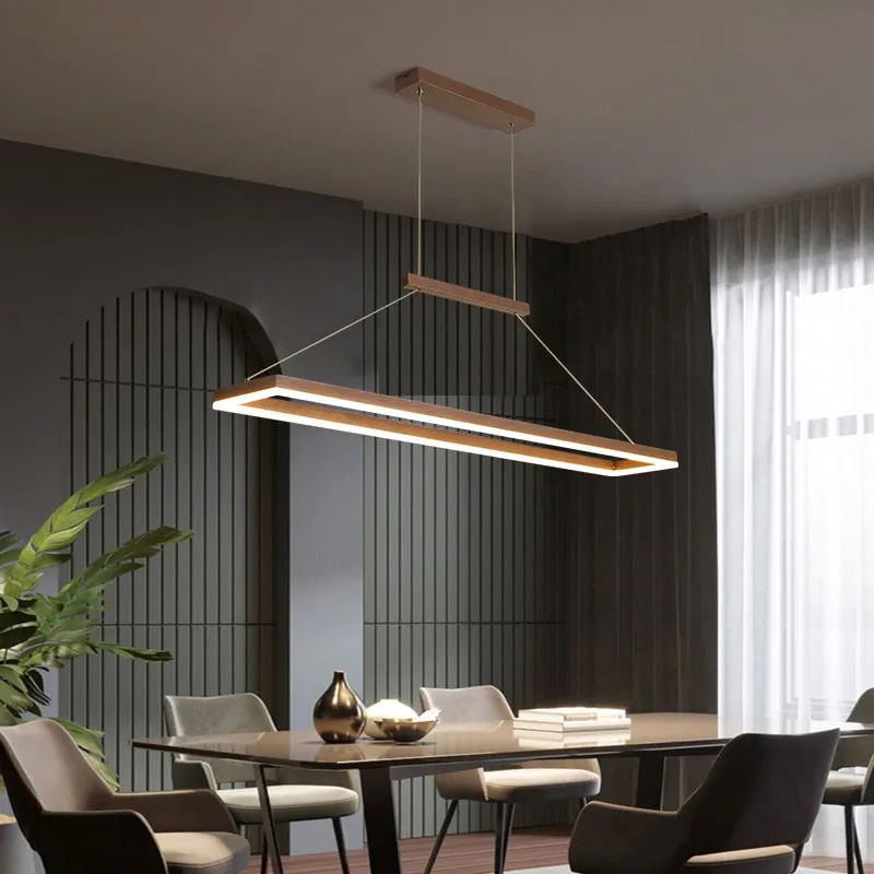 Rectangle Linear LED Chandelier