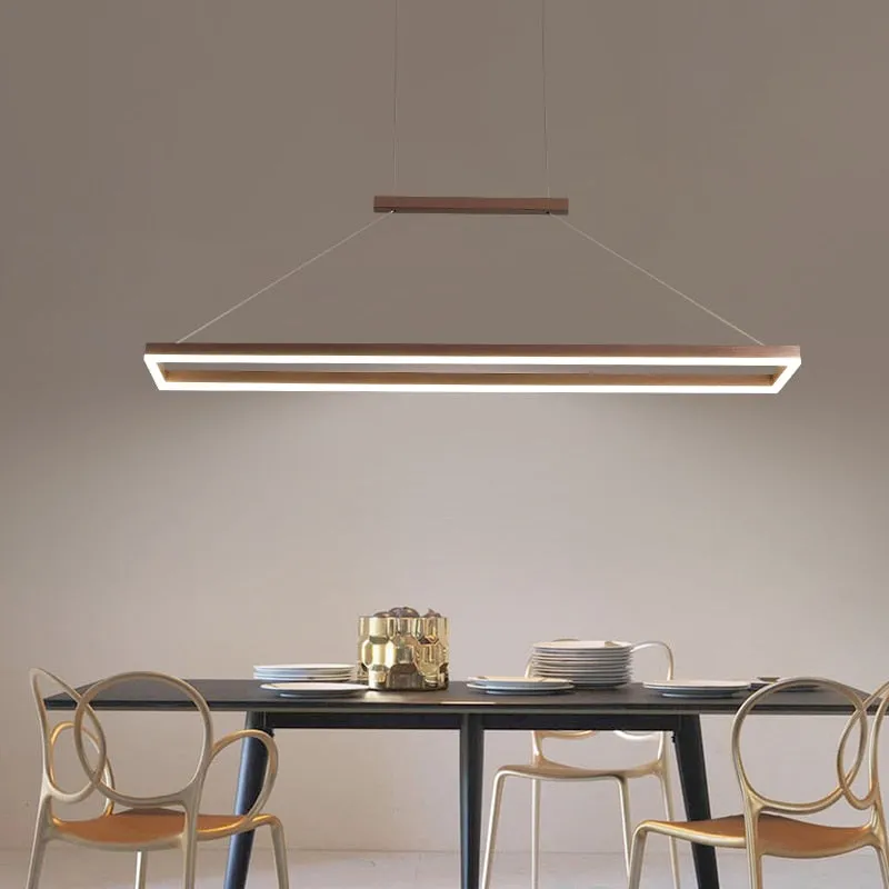 Rectangle Linear LED Chandelier
