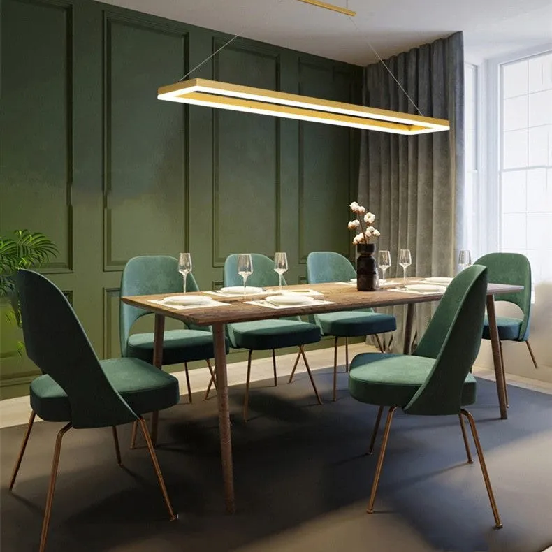 Rectangle Linear LED Chandelier
