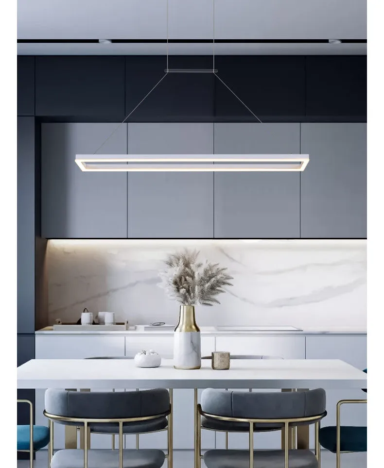 Rectangle Linear LED Chandelier