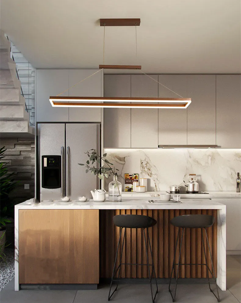 Rectangle Linear LED Chandelier