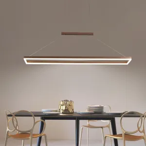 Rectangle Linear LED Chandelier