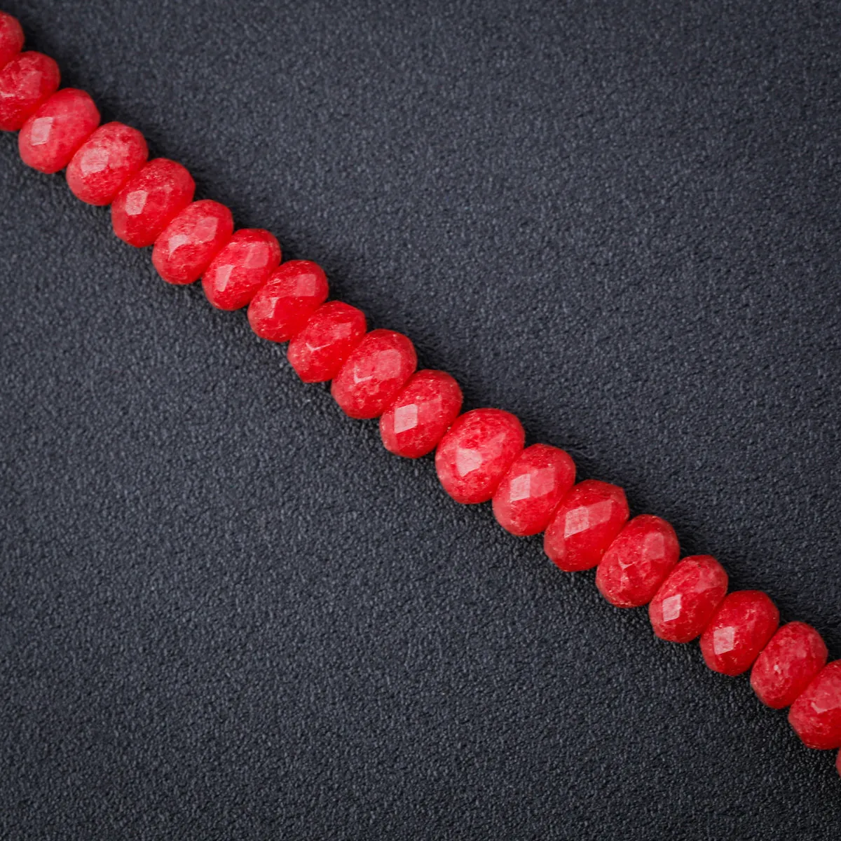Red Sapphire Silver Necklace
