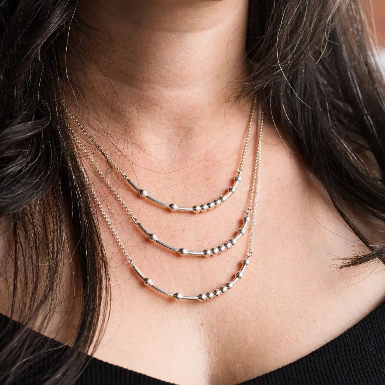 RESILIENT Morse Code Necklace