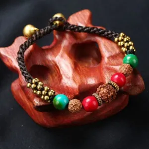 Rudraksha Handmade Braided Bracelet