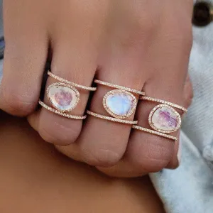 Simple Beach Hollow Ring