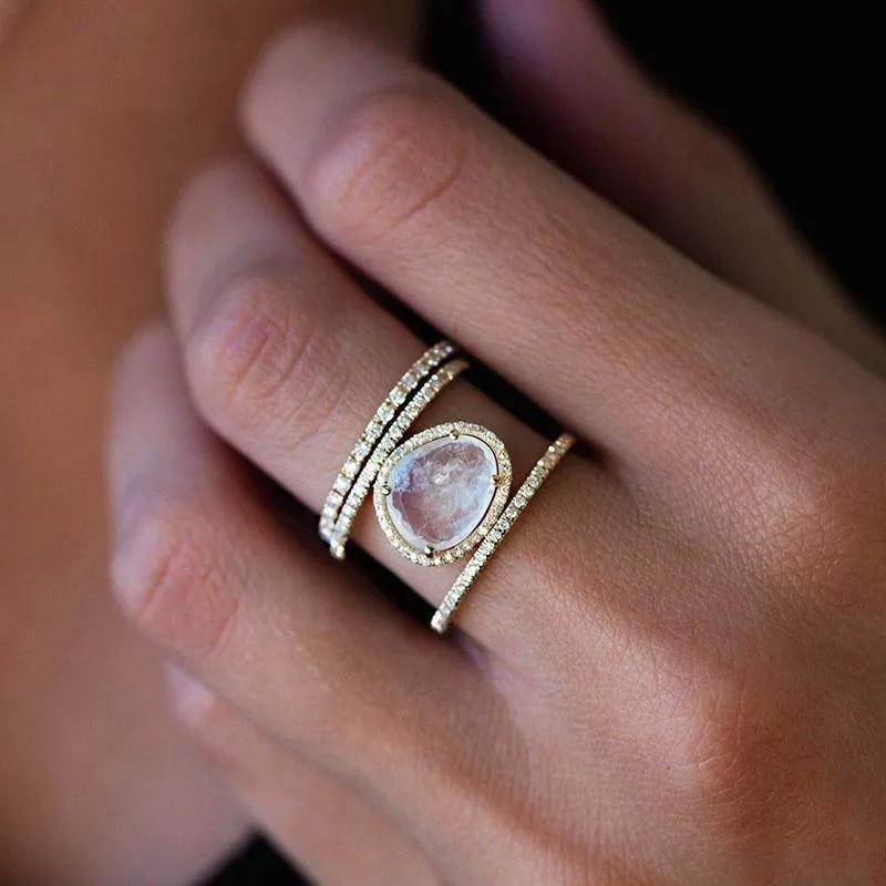 Simple Beach Hollow Ring
