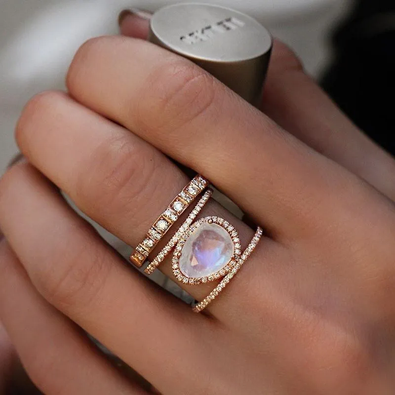 Simple Beach Hollow Ring