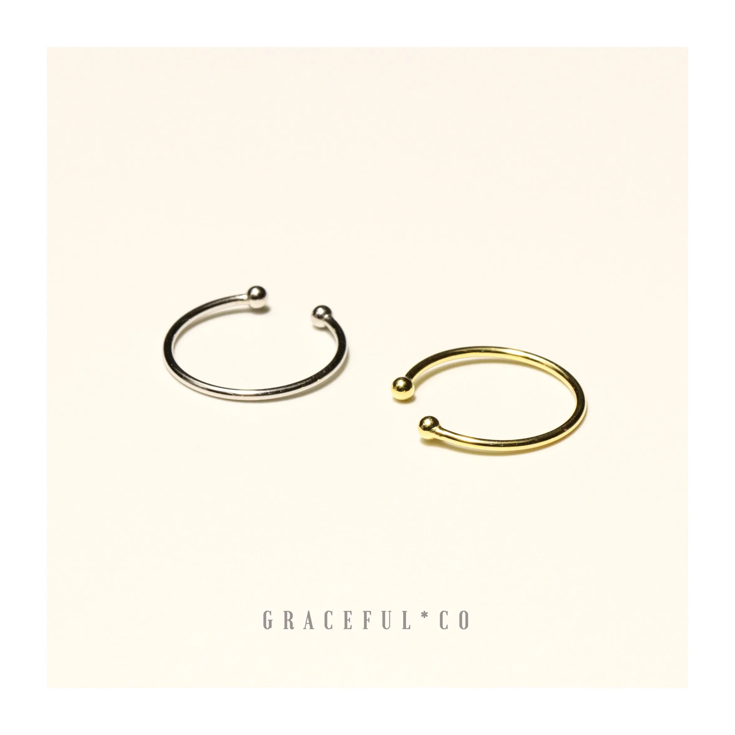 Simple Double Round Ring