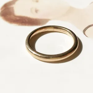 Simple Plain Gold Wedding Band