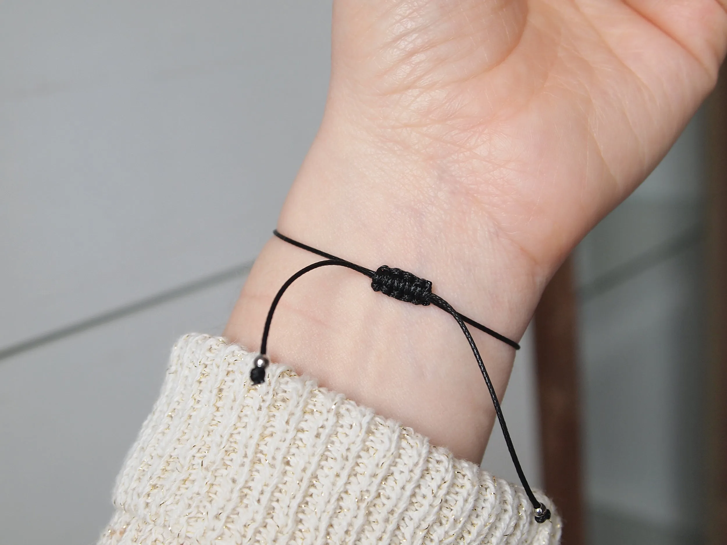 Soul sister morse code bracelets, set of 2