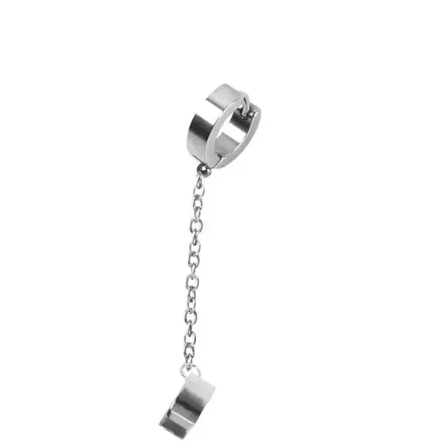 Stainless Steel Painless Ear Clip Earrings