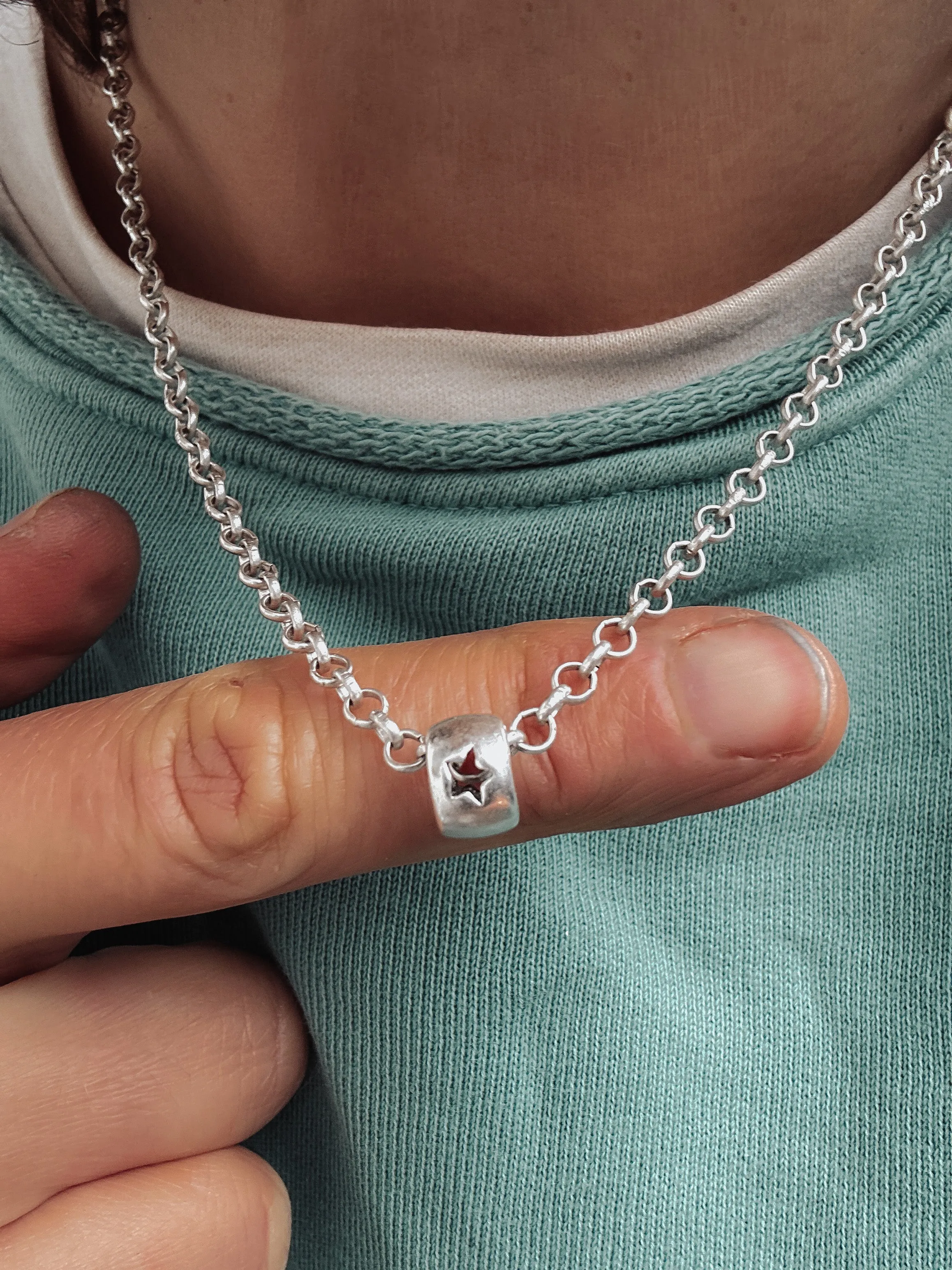 Star Bead Minimalist Necklace