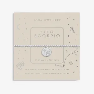 Star Sign A Little Scorpio Silver Plated Bracelet 7439