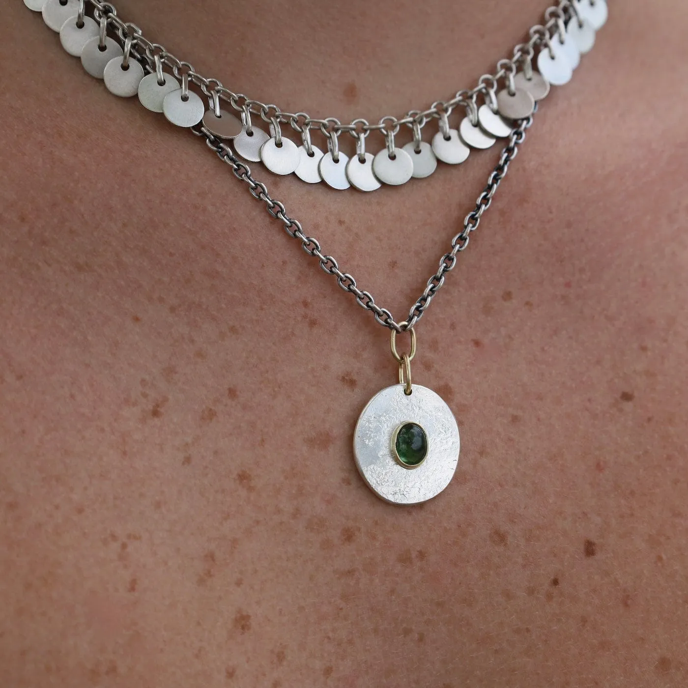 Sterling Silver Coin Necklace