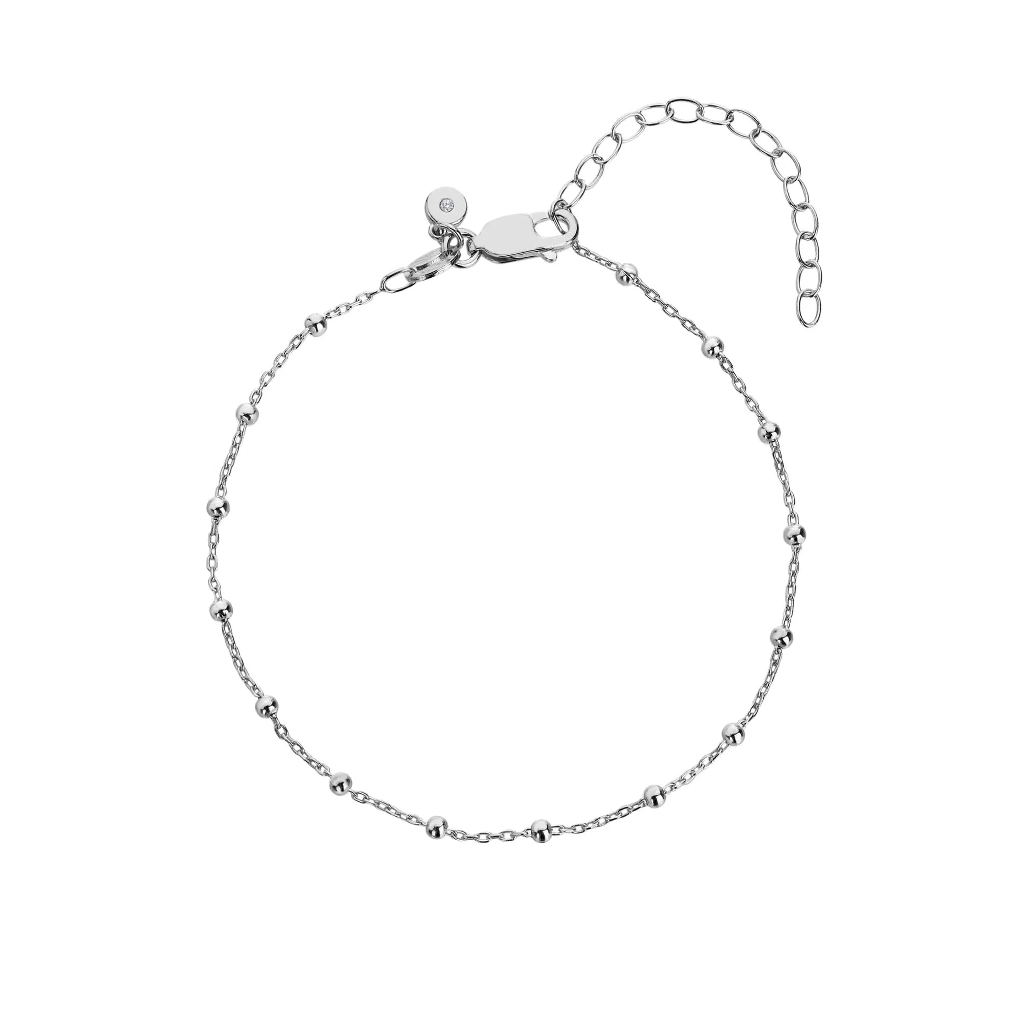 Sterling Silver HD X TG Bead Bracelet DL680