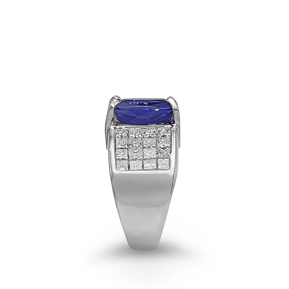 Tanzanite Diamond Ring