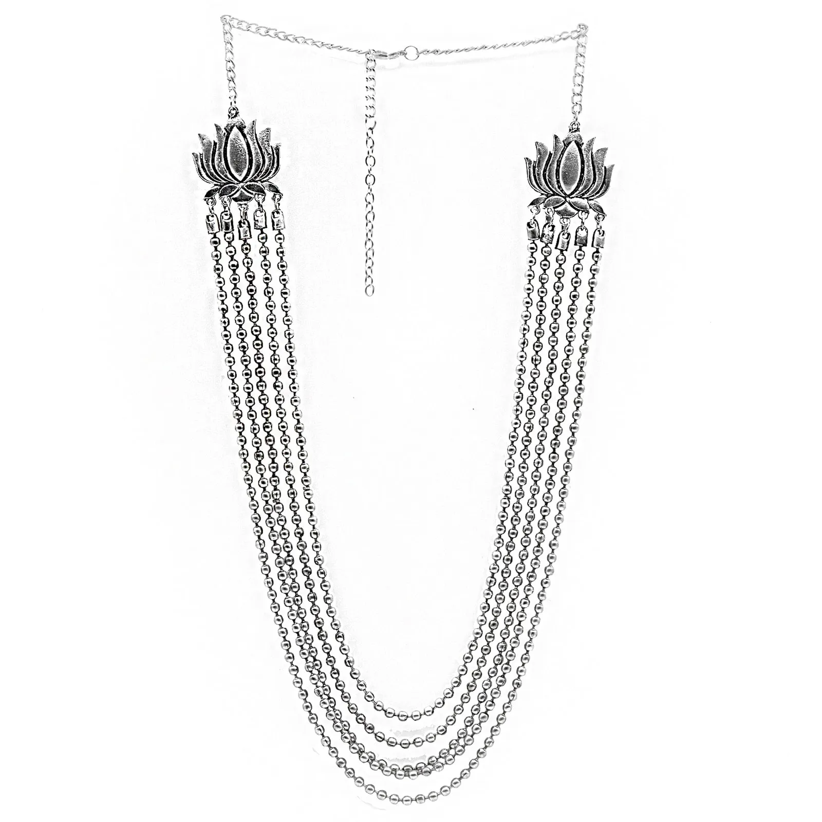 Teejh Malaika Silver Oxidised Jewelry Gift Set