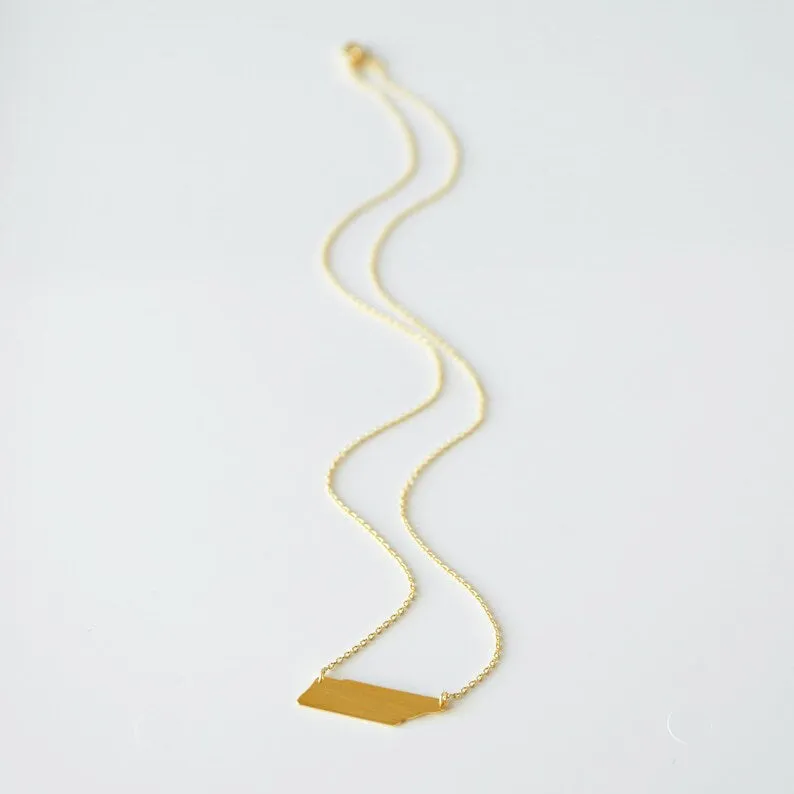 Tennessee State Necklace [Gold]