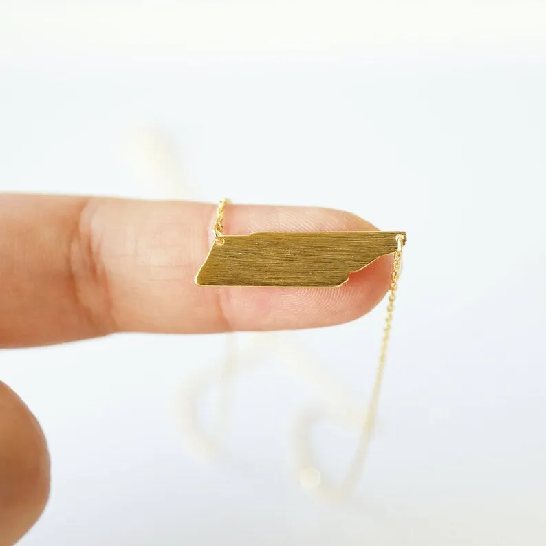 Tennessee State Necklace [Gold]