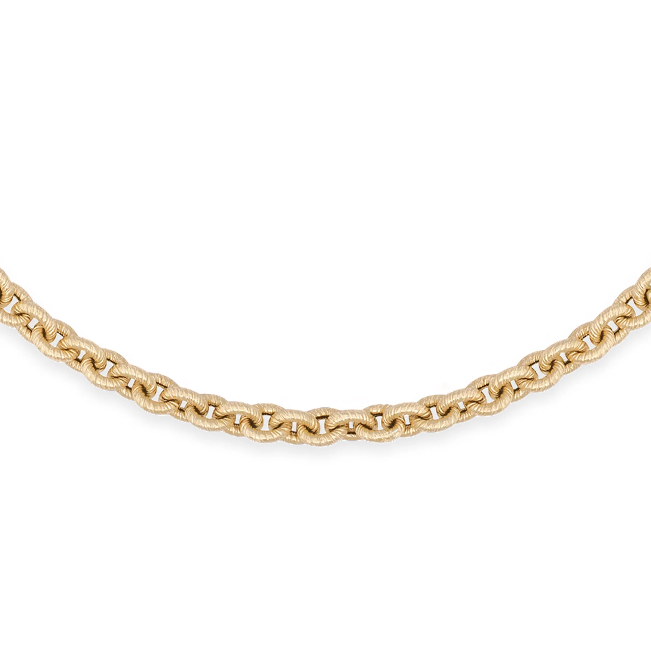 Textured Lee Cable Short Chain