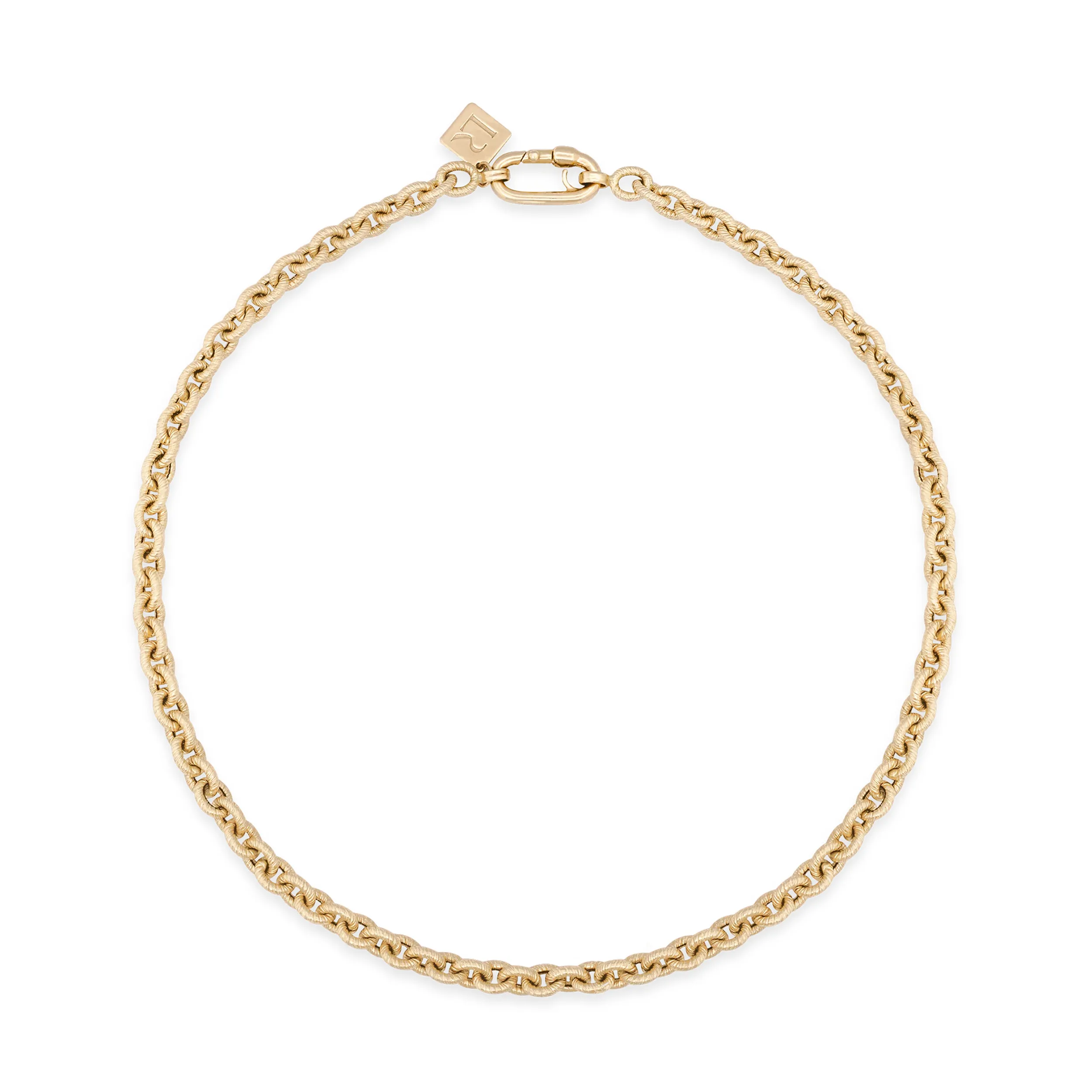 Textured Lee Cable Short Chain