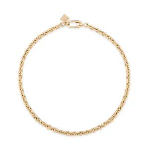 Textured Lee Cable Short Chain