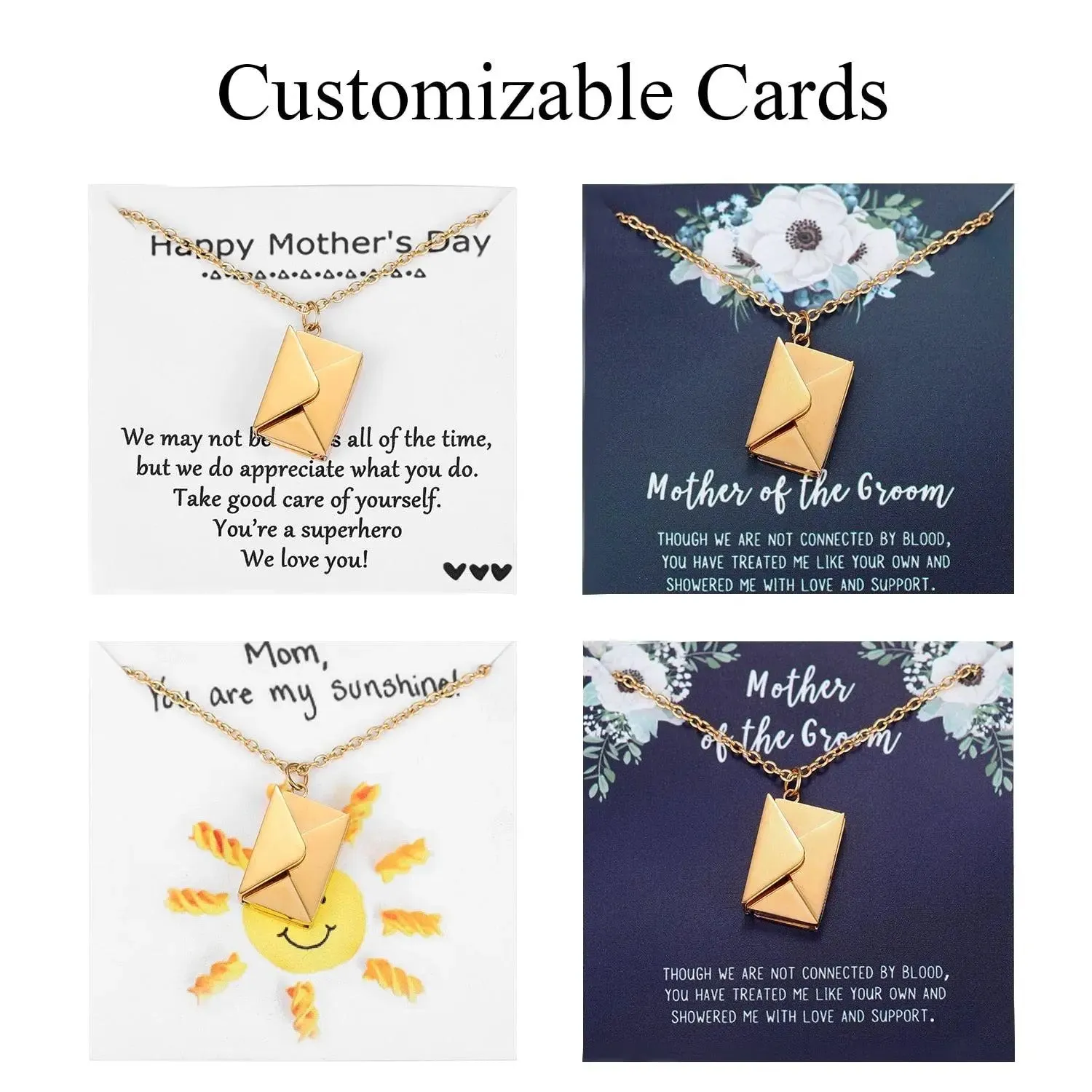 The Love Letter Necklace Envelope Pendant