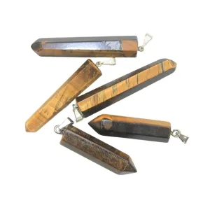 Tiger's Eye Point Pendant