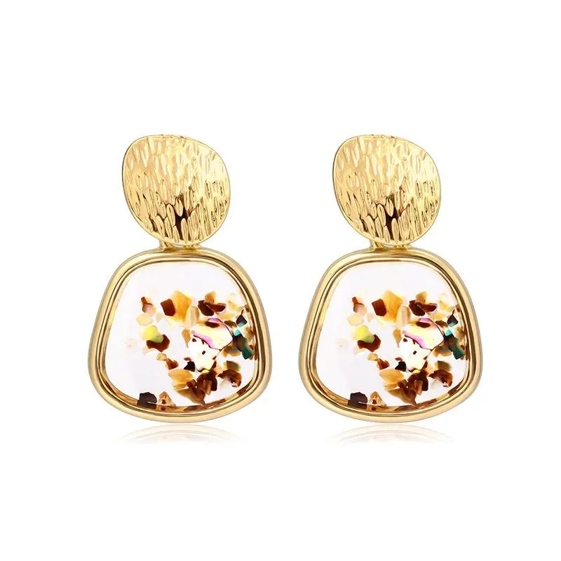 Timeless Geometric Dangle Earrings