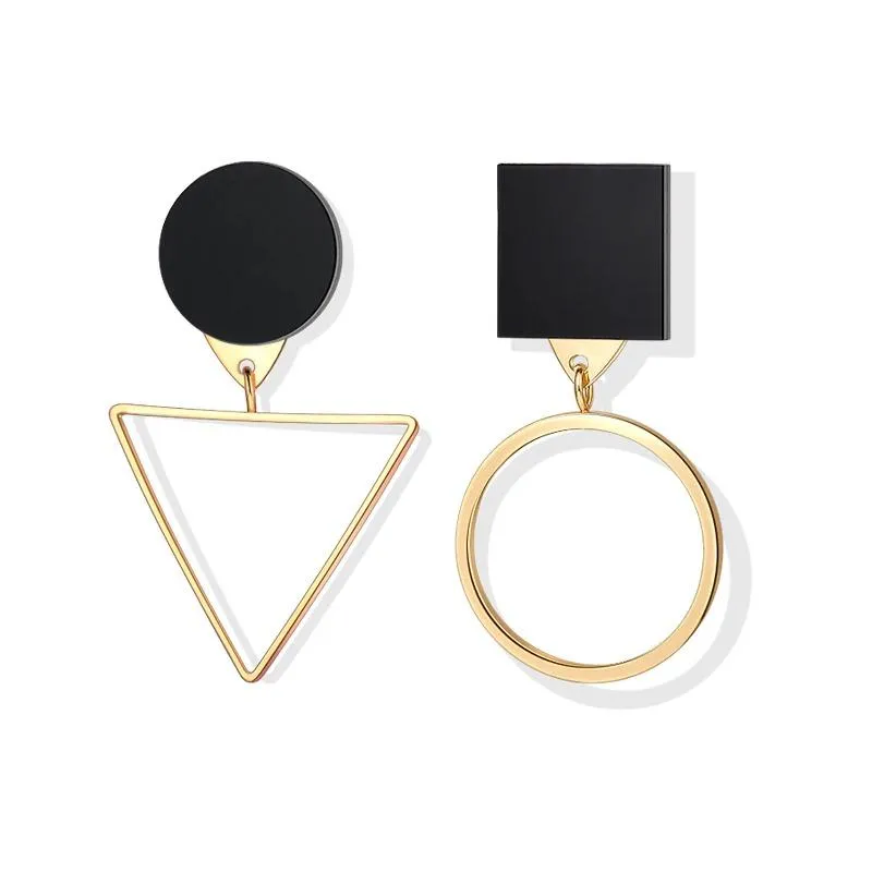 Timeless Geometric Dangle Earrings