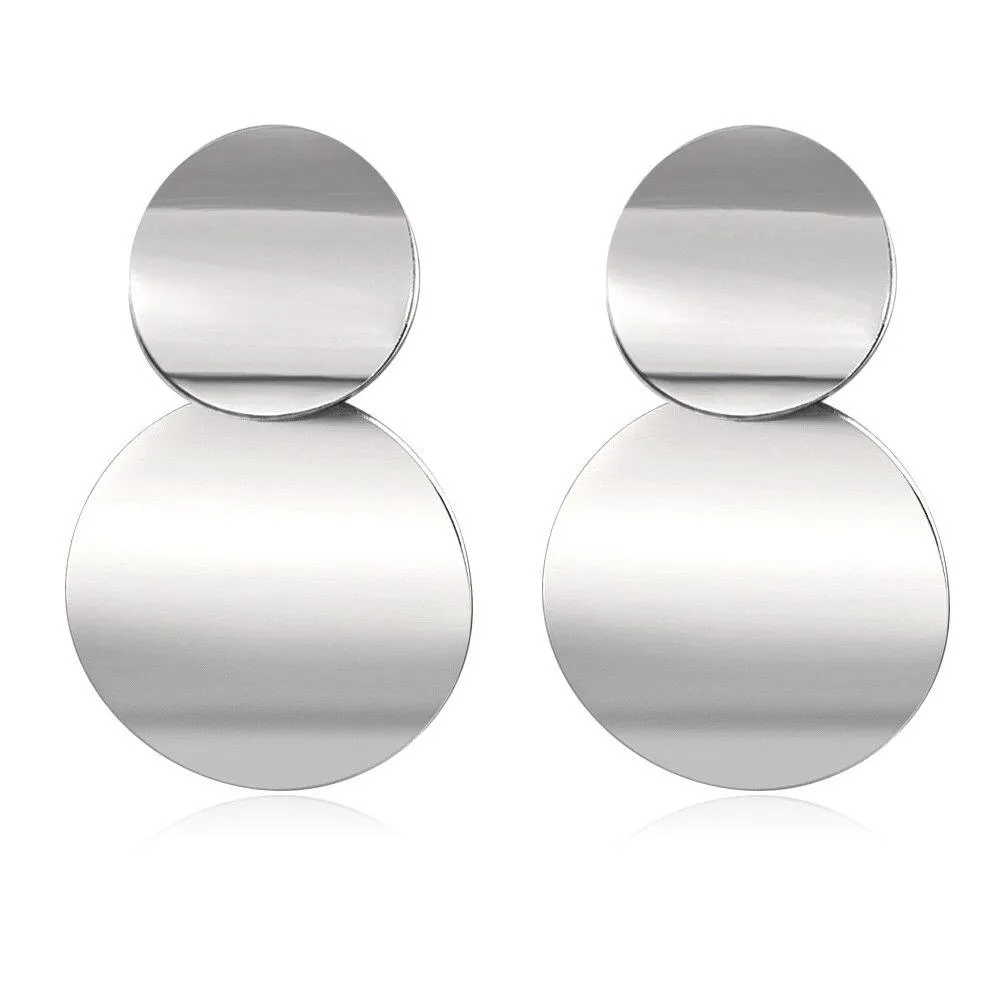 Timeless Geometric Dangle Earrings